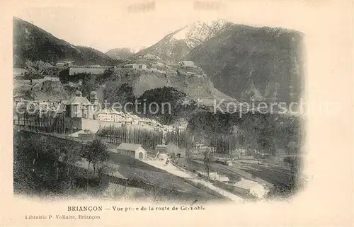 AK / Ansichtskarte Briancon Vue prise de la route de Grenoble Briancon