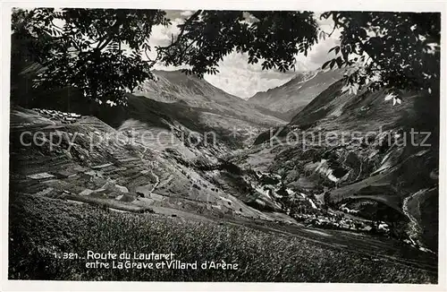 AK / Ansichtskarte Le_Lautaret Route du Lautaret entre La Grave et Villard d Arene Le_Lautaret