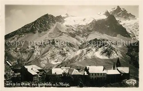 AK / Ansichtskarte La_Grave Vue generale et la Meije La_Grave