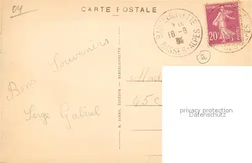 AK / Ansichtskarte Col_de_Vars Refuge du Col de Vars Col_de_Vars