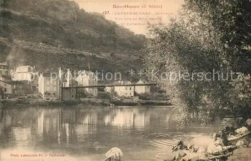 AK / Ansichtskarte Capdenac Gare Vue sur la Rive droite et Capdenac Capdenac Gare