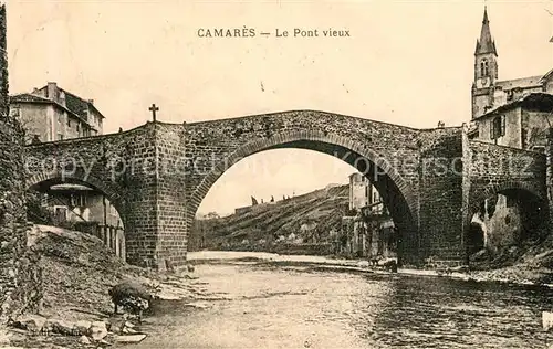 AK / Ansichtskarte Camares Le Pont vieux Camares