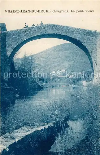 AK / Ansichtskarte Saint Jean du Bruel Le pont vieux Saint Jean du Bruel