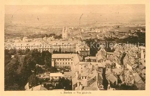 AK / Ansichtskarte Rodez Vue generale Rodez