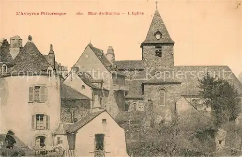 AK / Ansichtskarte Mur de Barrez Eglise Mur de Barrez