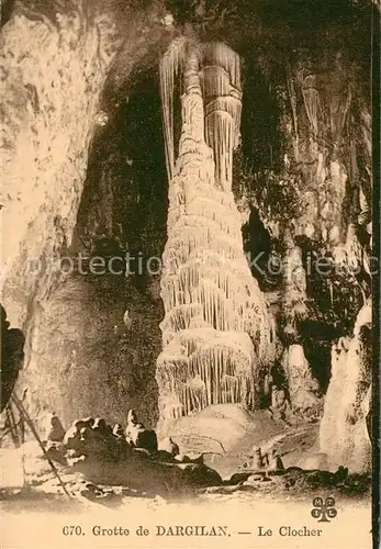 AK / Ansichtskarte Gorges_du_Tarn Grotte de Dargilan Clocher Gorges_du_Tarn