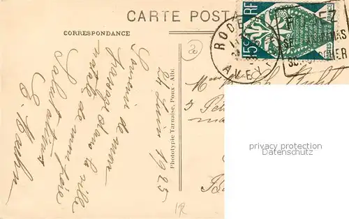 AK / Ansichtskarte Rodez Place dArmes et la Cathedrale Rodez