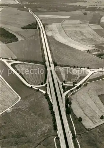 AK / Ansichtskarte Autobahn Autobahnkreuz Thiendorf Fliegeraufnahme 