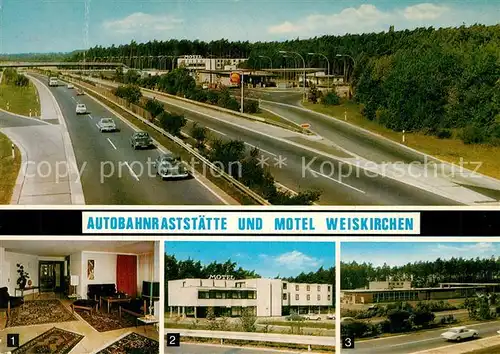 AK / Ansichtskarte Autobahn Rastst?tte Motel Weiskirchen  