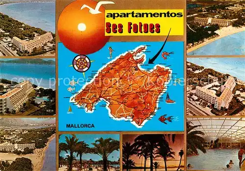 AK / Ansichtskarte Bahia_de_Alcudia Apartamentos Ses Fotges Bahia_de_Alcudia