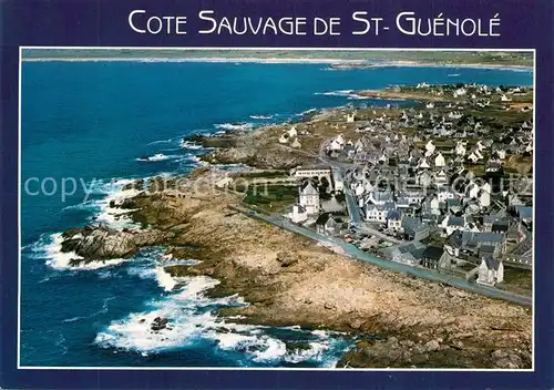 AK / Ansichtskarte Saint Guenole The Wild Coast Air View Saint Guenole
