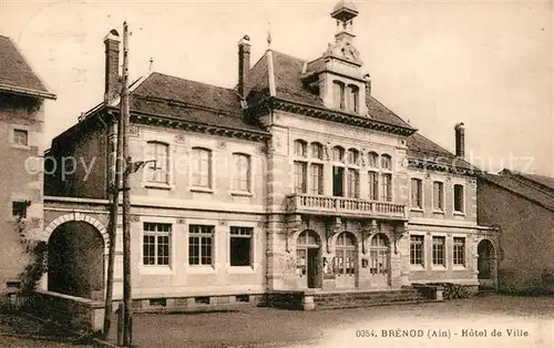 AK / Ansichtskarte Brenod Hotel de Ville Brenod