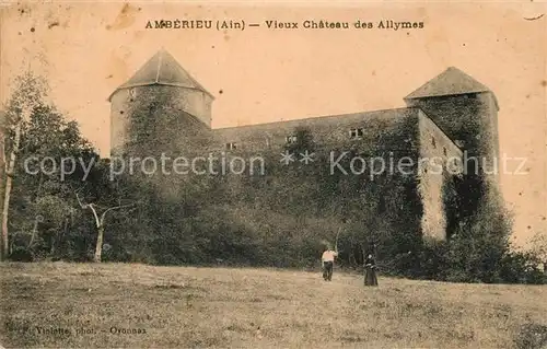 AK / Ansichtskarte Amberieu en Bugey Vieux Chateau des Allymes Amberieu en Bugey