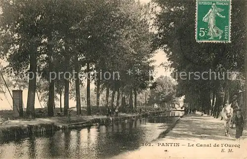 AK / Ansichtskarte Pantin Canal de l Ourcq Pantin