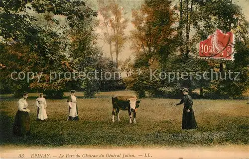 AK / Ansichtskarte Epinay sur Seine Parc du Chateau du General Julien Epinay sur Seine