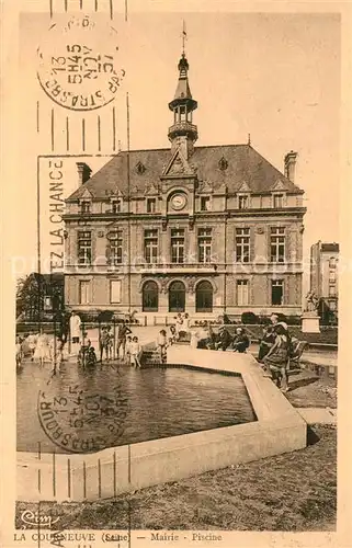 AK / Ansichtskarte La_Courneuve La Mairie et la piscine La_Courneuve