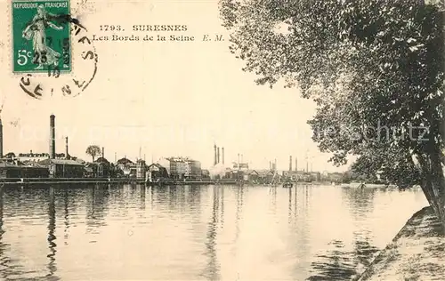 AK / Ansichtskarte Suresnes Les Bords de la Seine Suresnes