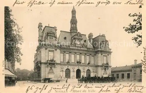 AK / Ansichtskarte Neuilly sur Seine Hotel de Ville Neuilly sur Seine