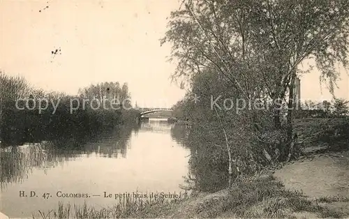 AK / Ansichtskarte Colombes Petit bras de la Seine Colombes