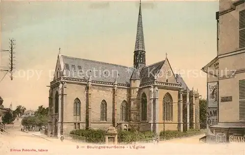 AK / Ansichtskarte Boulogne sur Seine Eglise Boulogne sur Seine