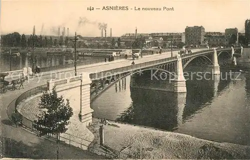 AK / Ansichtskarte Asnieres sur Seine Le nouveau Pont Asnieres sur Seine