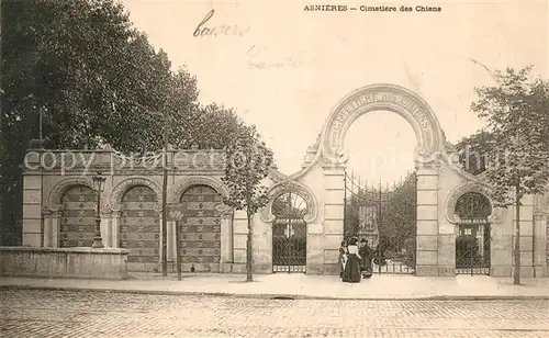 AK / Ansichtskarte Asnieres sur Seine Cimetiere des Chiens Asnieres sur Seine