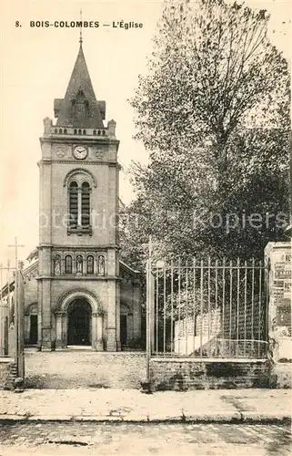 AK / Ansichtskarte Bois Colombes Eglise Bois Colombes