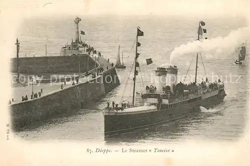 AK / Ansichtskarte Dieppe_Seine Maritime Le Steamer Tamise Dieppe Seine Maritime