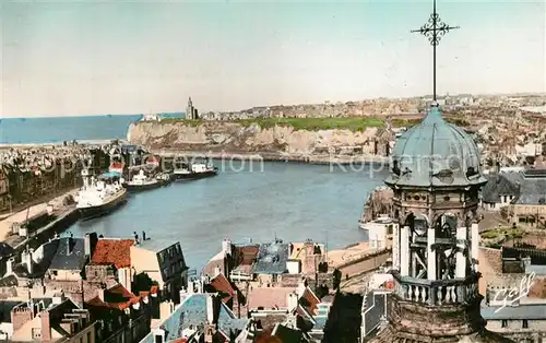 AK / Ansichtskarte Dieppe_Seine Maritime Vue generale prise du haut de Saint Jacques Dieppe Seine Maritime