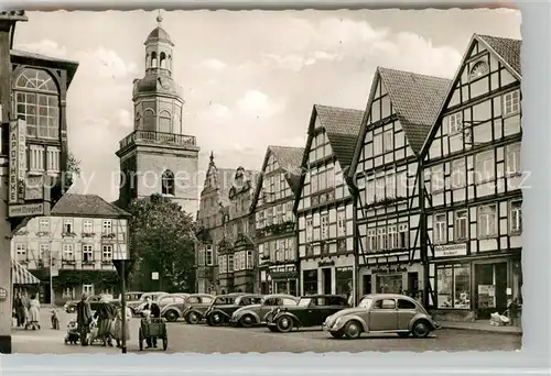 AK / Ansichtskarte Rinteln Markt Kirche Rinteln