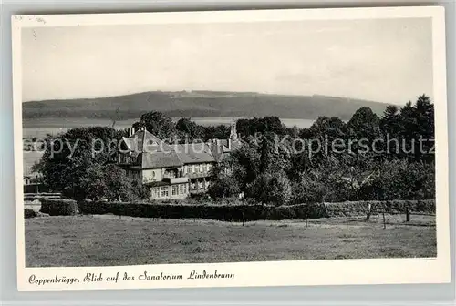 AK / Ansichtskarte Coppenbruegge Sanatorium Lindenbrunn Coppenbruegge