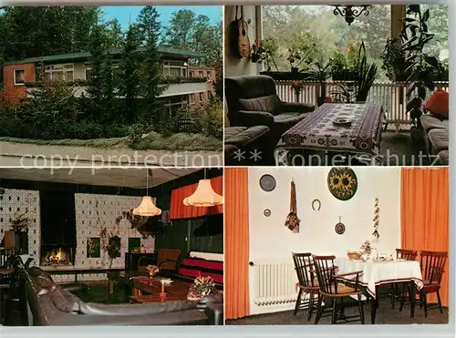 AK / Ansichtskarte Uklei_Sielbeck Cafe Pension zur Post Uklei_Sielbeck