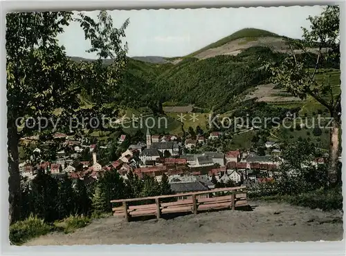 AK / Ansichtskarte Zell_Wiesental Panorama Blauen Zell Wiesental