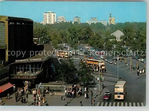 AK / Ansichtskarte Berlin Bahnhof Zoo Bahnhofs Terrasse Blick auf Hansaviertel Berlin