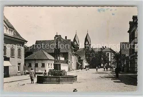 AK / Ansichtskarte Offenburg Brunnenpartie Offenburg