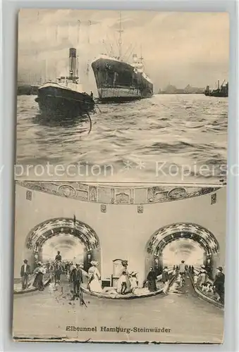 AK / Ansichtskarte Hamburg Steinw?rder Elbtunnel Hamburg