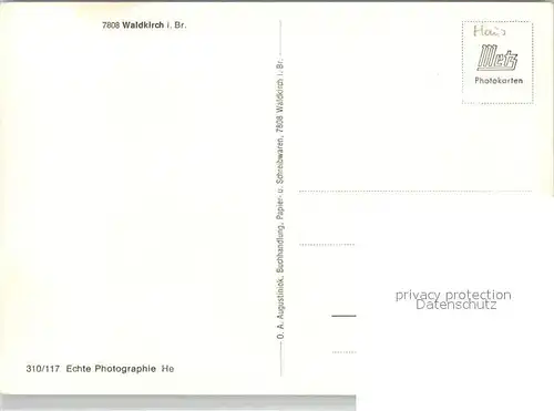 AK / Ansichtskarte Waldkirch_Breisgau  Waldkirch Breisgau