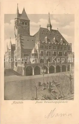 AK / Ansichtskarte Aachen Verwaltungsgeb?ude Aachen
