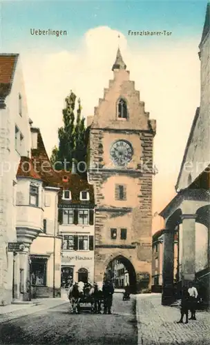 AK / Ansichtskarte ueberlingen_Bodensee Franziskaner Tor ueberlingen Bodensee