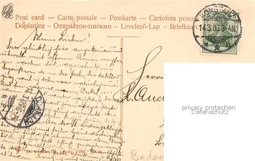 AK / Ansichtskarte Konstanz_Bodensee Leuchtturm Konstanz_Bodensee