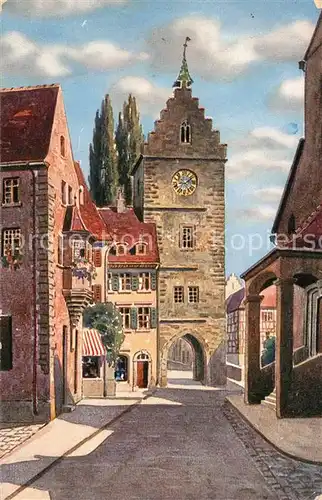 AK / Ansichtskarte ueberlingen_Bodensee Franziskanertor ueberlingen Bodensee