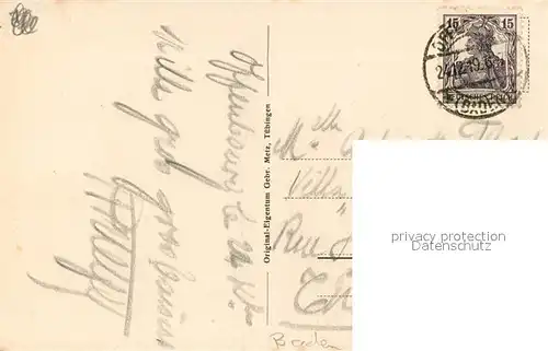 AK / Ansichtskarte Offenburg Volksgarten Offenburg