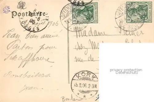 AK / Ansichtskarte Offenburg Zwingerpark Fontaene Offenburg