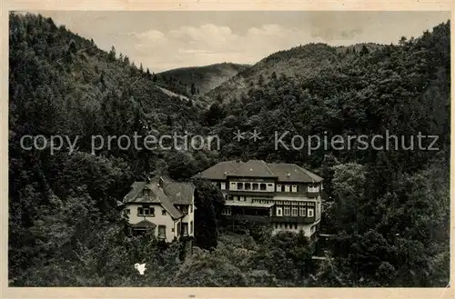 AK / Ansichtskarte Oppenau Kurhaus zur Taube Oppenau