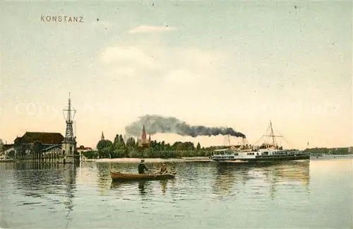 AK / Ansichtskarte Konstanz_Bodensee Hafen Konstanz_Bodensee
