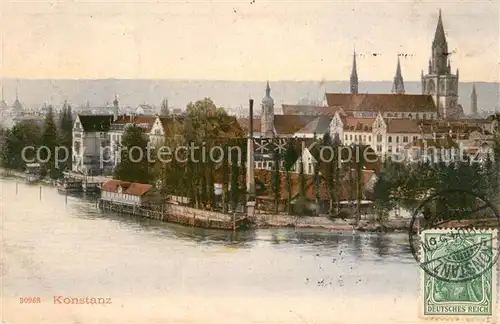 AK / Ansichtskarte Konstanz_Bodensee Stadtpanorama Konstanz_Bodensee