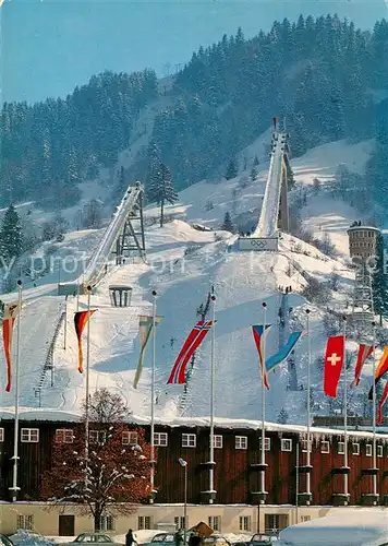 AK / Ansichtskarte Ski Flugschanze Olympia Skistadion Garmisch Partenkirchen  