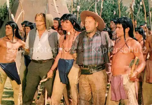 AK / Ansichtskarte Kino_Film Unter Geiern Old Wabble Indianerlager  