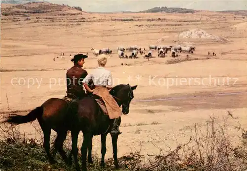 AK / Ansichtskarte Kino_Film Unter Geiern Annie und Martin Lager der Siedler  