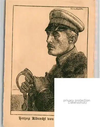 AK / Ansichtskarte Marine Admiral Graf von Spee Herzog Albrecht von W?rttemberg  